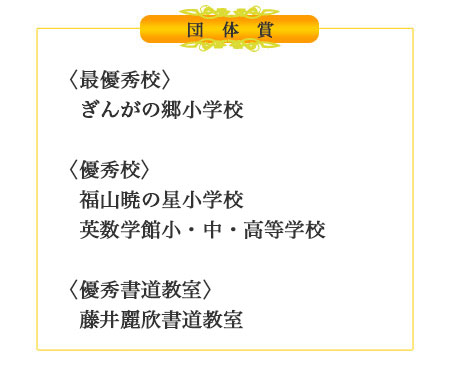団体賞